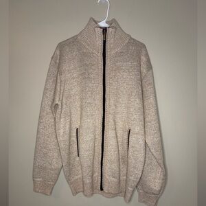 Men's Yeokou XL Beige Sweater